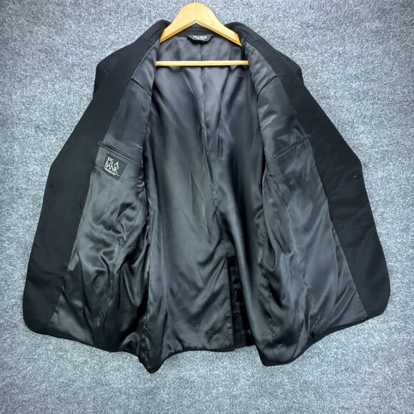 Jos A Bank‎ Sport Coat Jacket Mens 44L Black 100% Cashmere Blazer 2 Button - Picture 4 of 16
